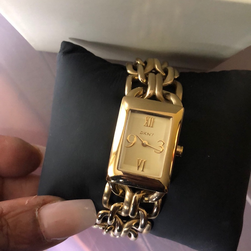 DKNY Goldtone Bracelet Watch